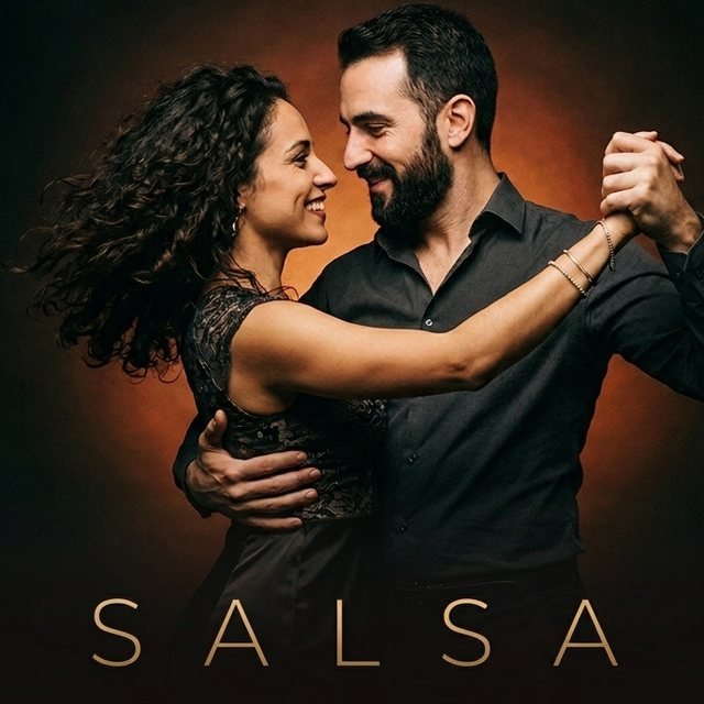 Un couple de danseurs de salsa